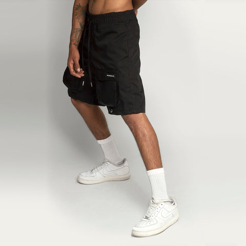 MB Black Cargo Shorts